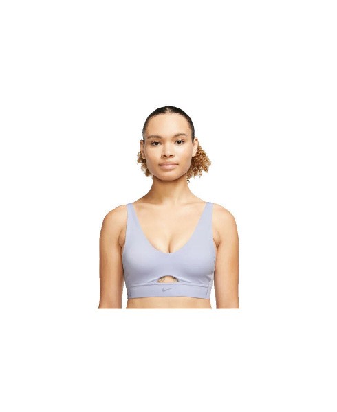 NIKE W Nk Df Indy Plunge Cutout Sport-BH Damen lila