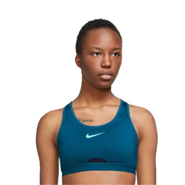 NIKE Df Swsh Hs Bra Damen blau - Bild 1