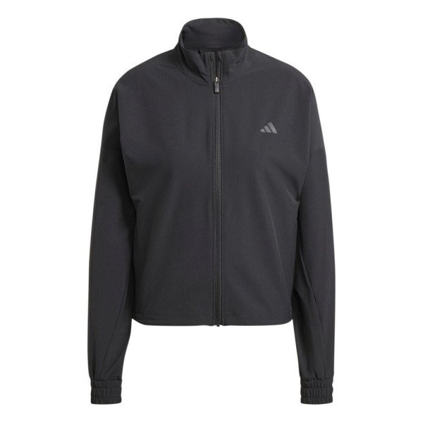 ADIDAS Pacer All Gym Tonal 3-Streifen Woven Jacke Damen schwarz