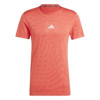 ADIDAS GYM+ SEAML TEE T-Shirt Herren rot