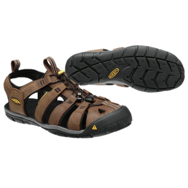 KEEN Clearwater CNX Leather Schuhe Herren braun - Bild 1