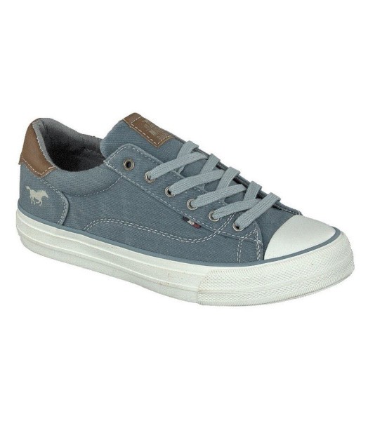 MUSTANG Schnürhalbschuh Schuhe Damen blau