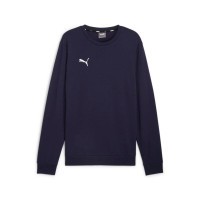 PUMA teamGOAL Casuals Crew Neck Sweatshirt Herren blau