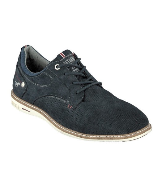 MUSTANG Schnuerhalbschuh Schuhe Herren blau