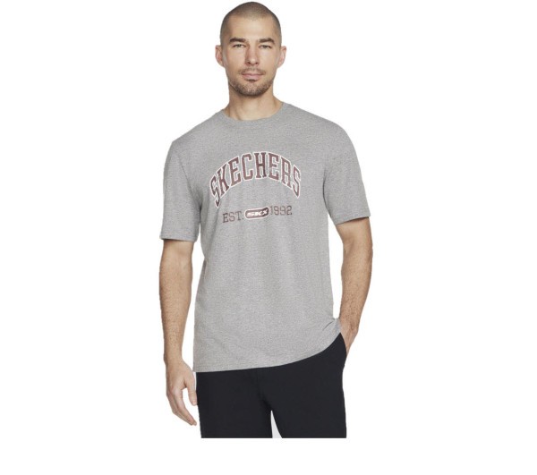 SKECHERS Prestige Tee T-Shirt Herren grau