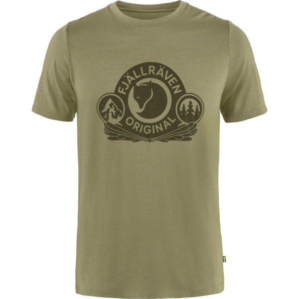 FJÄLLRÄVEN Fjällräven Abisko Wool Classic SS T-Shirt Herren grün - Bild 1