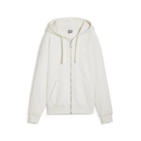 PUMA HER Winterized FZ Sweatshirtjacke Damen weiss