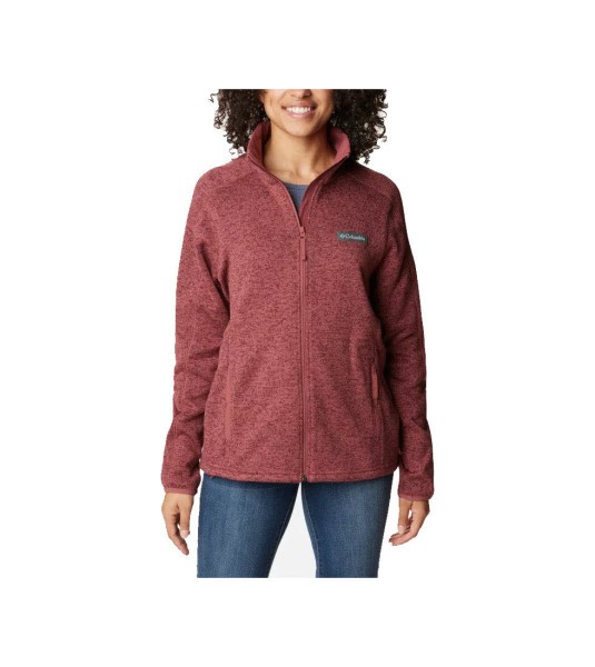 COLUMBIA SPORTSWEAR Columbia W Sweater Weather Full Zip Jacke Damen rot