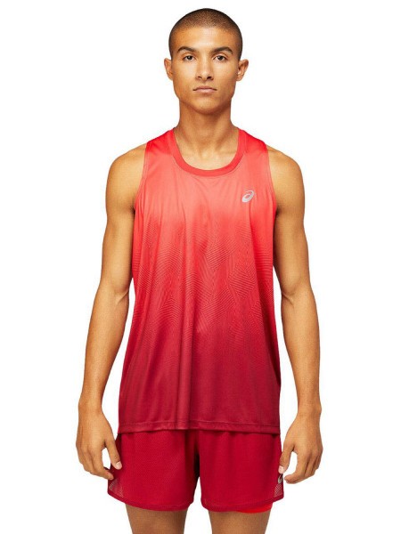 ASICS Kasane Singlet Top Herren rot