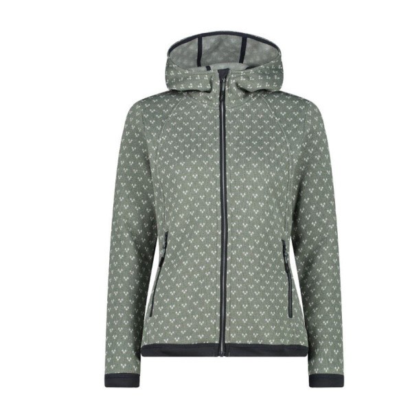 CAMPAGNOLO CMP Knit-Tech Jacke Damen grün