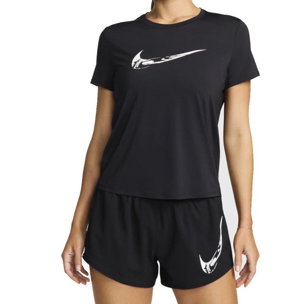 NIKE One T-Shirt Damen schwarz