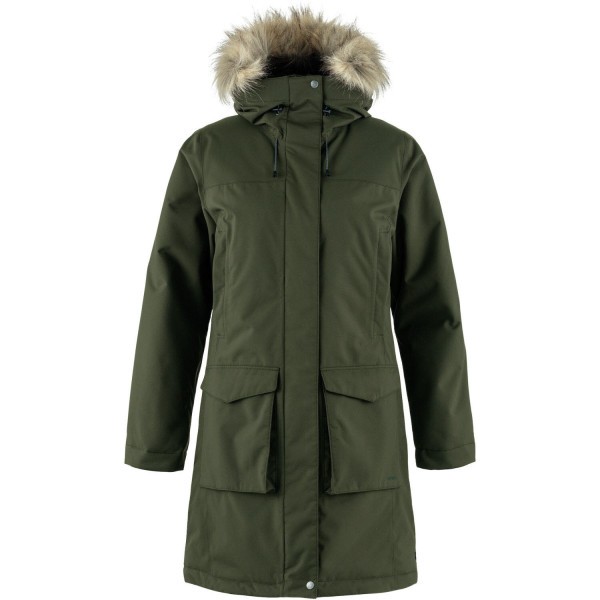 FJÄLLRÄVEN Fjällräven Nuuk Lite Parka Jacke Damen grün