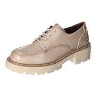 MUSTANG Schnürhalbschuhe Damen beige