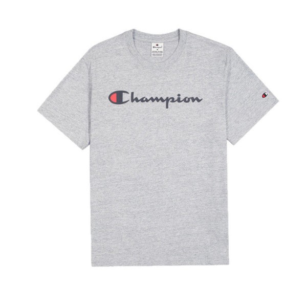 CHAMPION Crewneck T-Shirt Herren grau