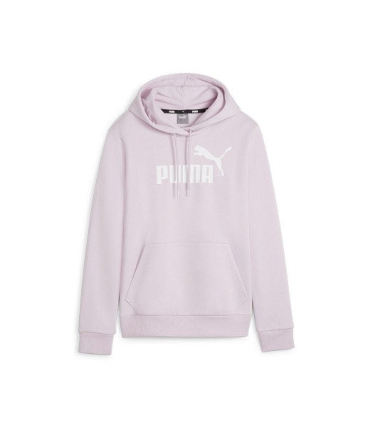 PUMA ESS Logo Hoodie Damen rosa