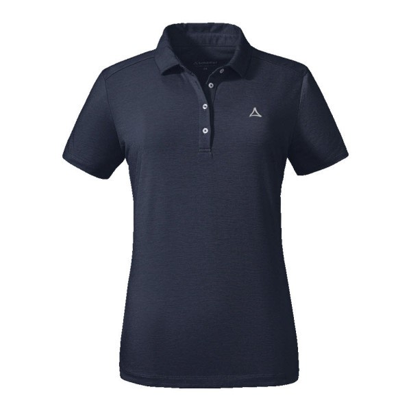 SCHÖFFEL Schöffel CIRC Polo Shirt Tauron Poloshirt Damen blau