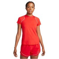 NIKE Df Run Dvn Top Ss T-Shirt Damen rot