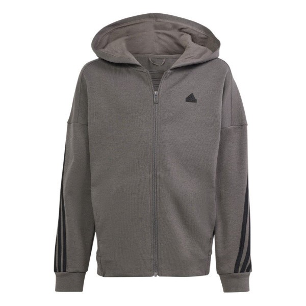 ADIDAS Future Icons 3-Streifen Kapuzenjacke Kinder braun