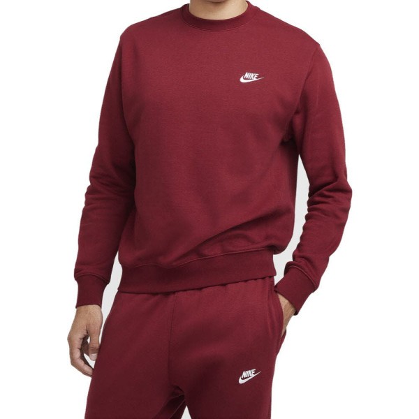 NIKE Sportswear Club Fleece Sweatshirt Herren rot