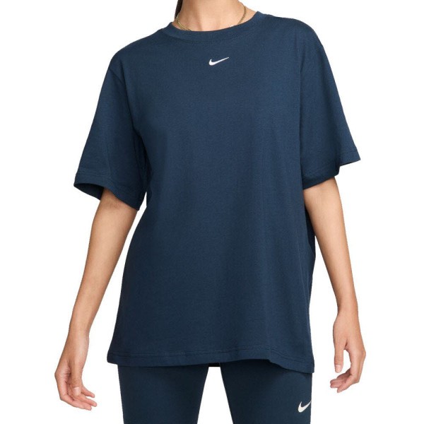 NIKE Sportswear Essential T-Shirt Damen blau