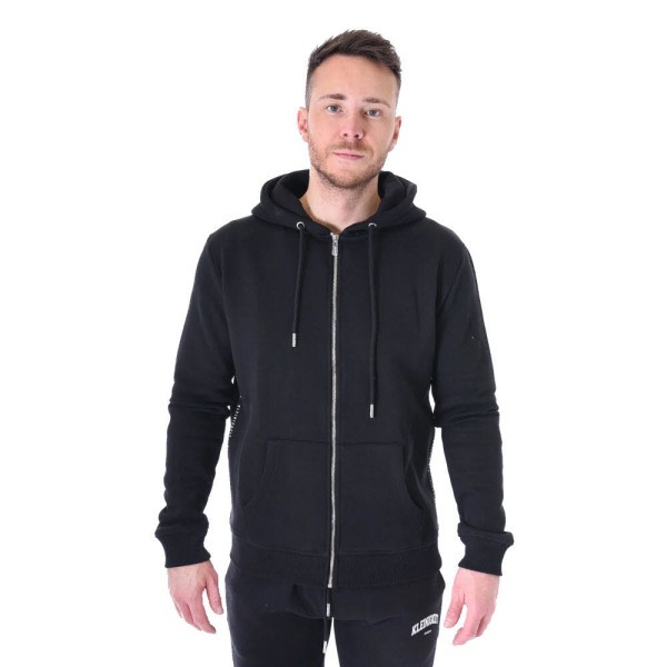 KLEINIGKEIT Organicolas Cage Zipper Sweatshirtjacke Herren schwarz