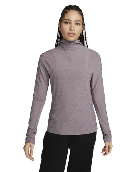 NIKE W Nk Tfadv Run Dvn Midlayer Langarmshirt Damen lila - Bild 1