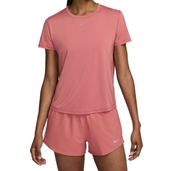 NIKE One Classic T-Shirt Damen pink