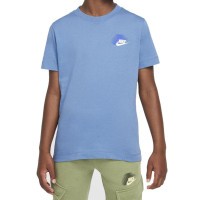 NIKE Sportswear Standard Issue T-Shirt Kinder blau