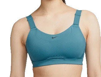 NIKE W Nk Df Alpha Sport-BH Damen blau - Bild 1