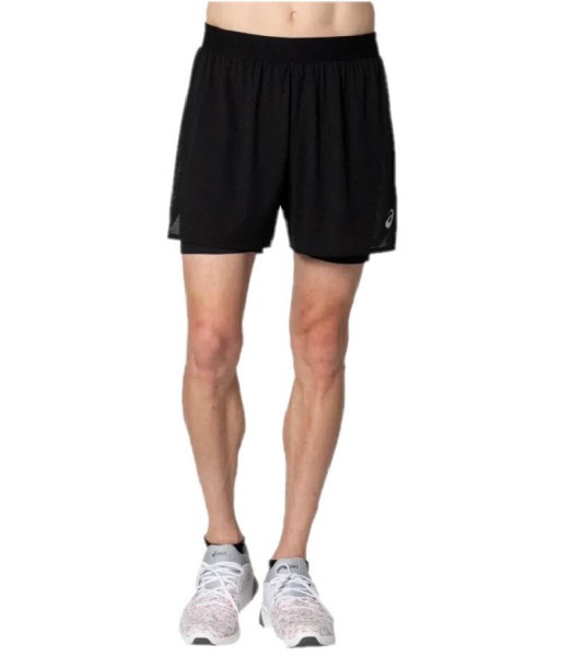 ASICS Ventilate 2-N-1 5in Short Herren schwarz