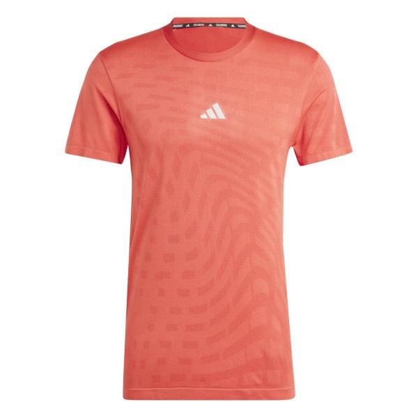 ADIDAS GYM+ SEAML TEE T-Shirt Herren rot - Bild 1