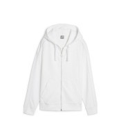 PUMA HER Full-Zip Sweatshirtjacke Damen weiss