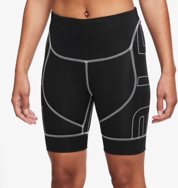 NIKE W Nk Df Air 7 Bike Shorts Damen schwarz - Bild 1