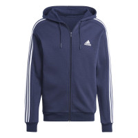 ADIDAS Essentials 3-Streifen Kapuzenjacke Herren blau