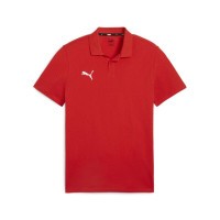 PUMA teamGOAL Casuals Polo Herren rot