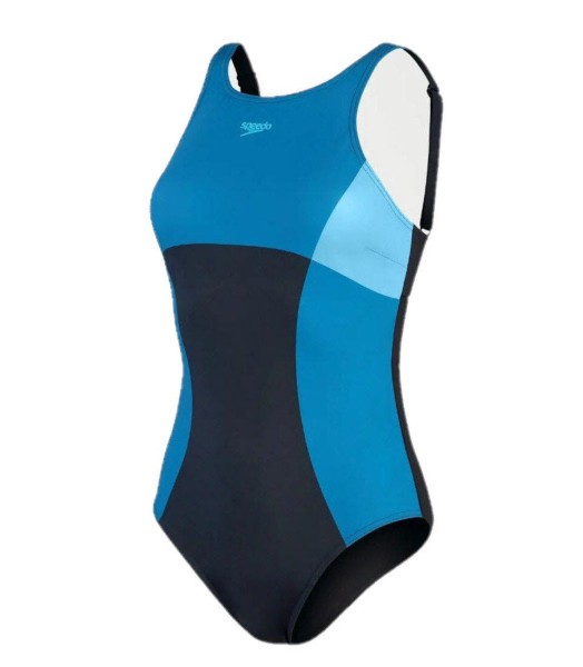 SPEEDO Scdscu Enlance Pt 1Pc Af Black/Blue Badeanzug Damen blau