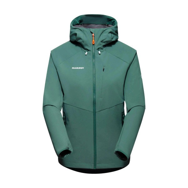 MAMMUT Ultimate Comfort So Hooded Jacke Damen grün