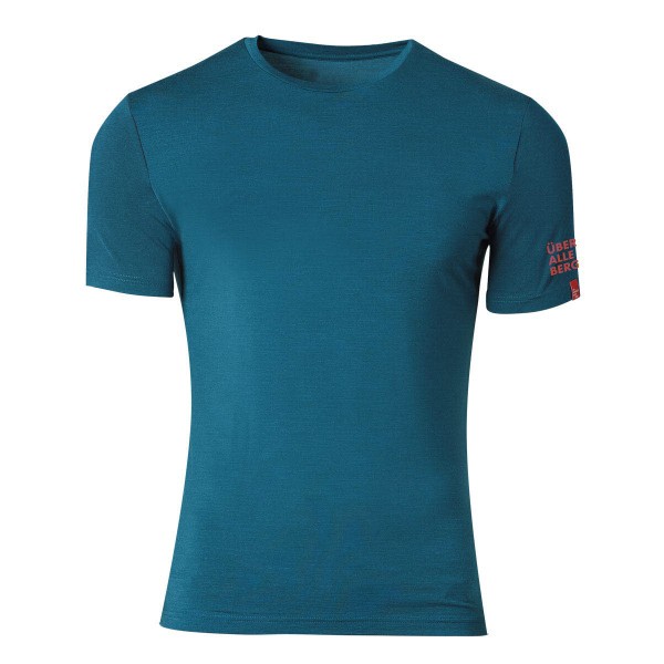 EIN SCHÖNER FLECK ERDE Ein schöner Fleck Erde Bergfex T-Shirt Herren blau