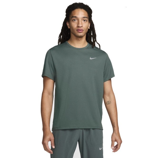 NIKE Miler T-Shirt Herren grün - Bild 1