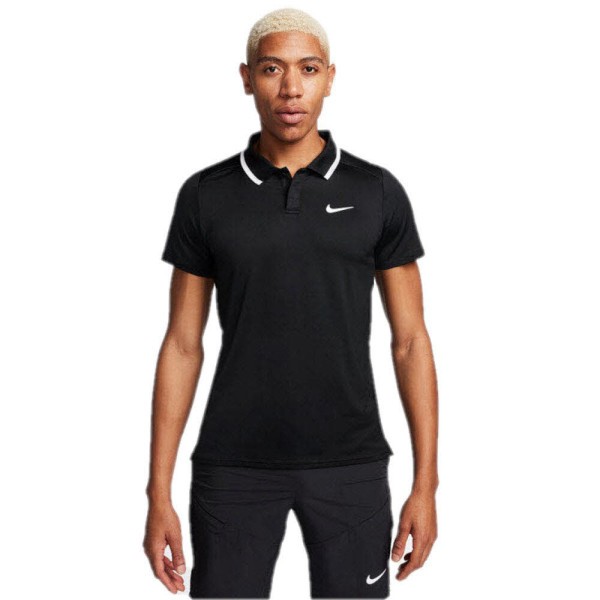 NIKE Court Advantage Poloshirt Herren schwarz - Bild 1