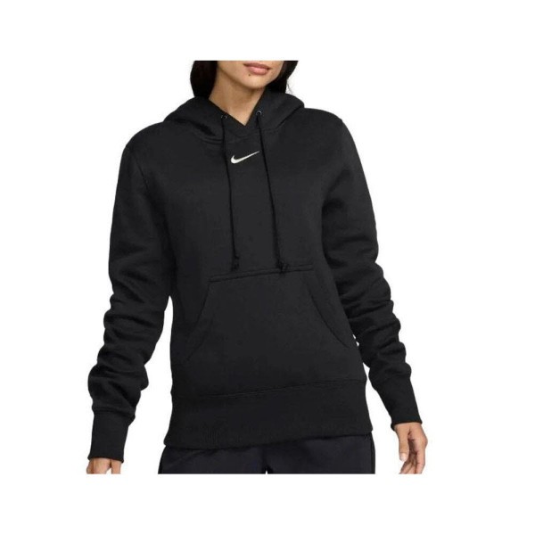 NIKE W NSW PHNX FLC STD PO Sweatshirt Damen schwarz