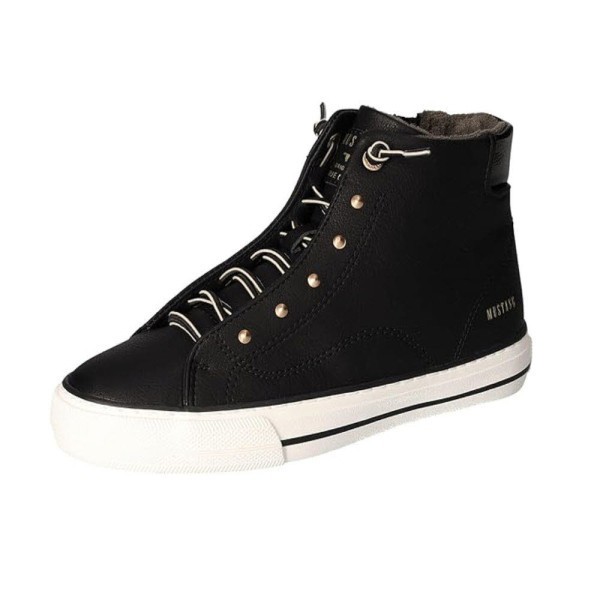 MUSTANG High Top Schuhe Damen schwarz - Bild 1