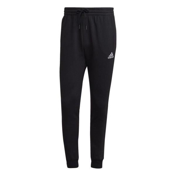 ADIDAS Essentials Fleece Regular Tapered Hose Herren schwarz