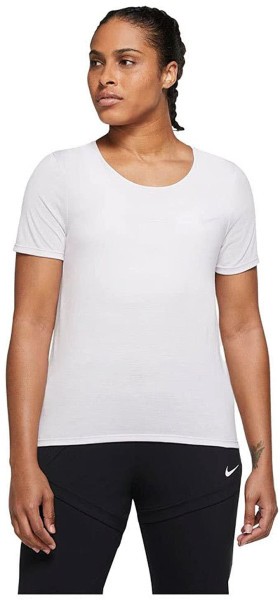 NIKE W NK DF RUN DVN TOP SS Damen weiss - Bild 1