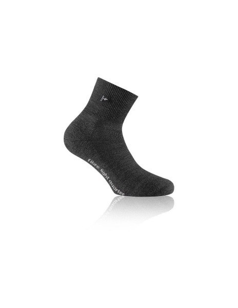 ROHNER Fibre Light Quarter Socken grau