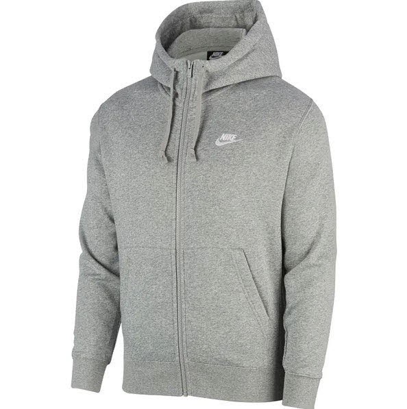 NIKE M Nsw Club Hoodie Fz Bb Sweatjacke Herren grau - Bild 1