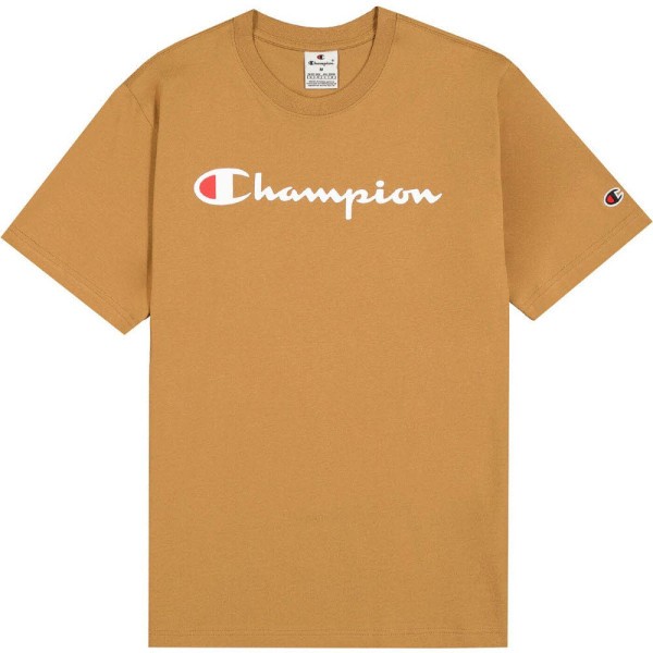 CHAMPION Crewneck T-Shirt Herren braun