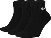 NIKE Everyday Cush QTR Socken schwarz