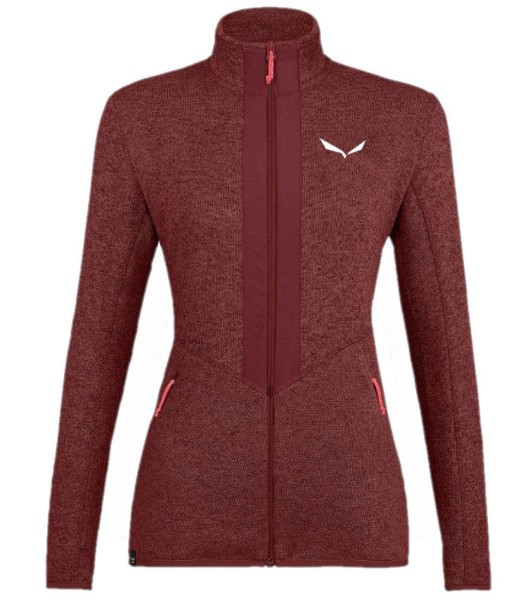 SALEWA Rocca 2 PL Full Zip Fleecejacke Damen rot - Bild 1