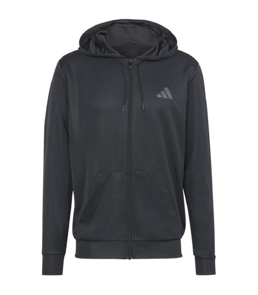 ADIDAS TR ESS SEA FZ H Sweatshirtjacke Herren schwarz